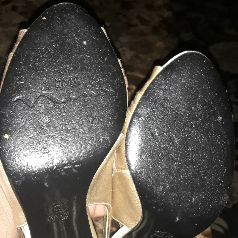 Nina New York Fabric Open Toe Slingback - Picture 3 of 5